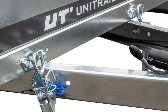 Einachsanhänger 264×150 UNITRAILER GARDEN 265 KIPP mit H-800 Rahmen und grauer Plane-Neu