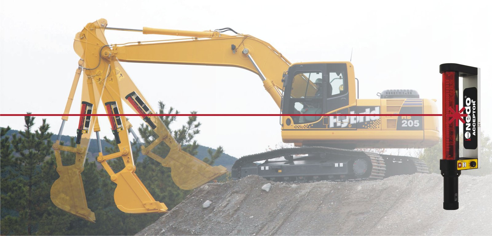NEDO ACCEPTOR M – Bagger--Maschinenempfäger – Bild 2