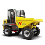 Wacker Neuson Raddumper DW60-3 mit Frontkipmulde 6.000kg Zuladung