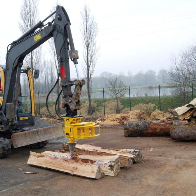 RABAUD FRH 810 | Kegelspalter für Minibagger 8,0 – 12,0 to. – Bild 2
