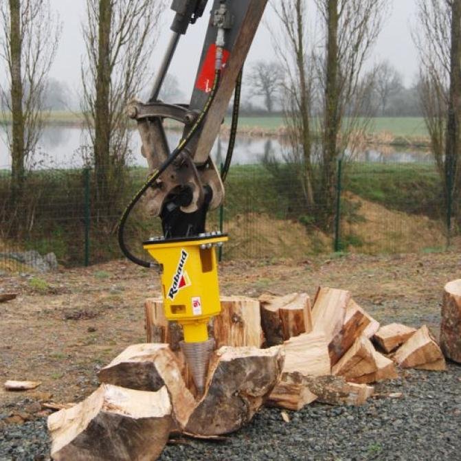 RABAUD FRH 810 | Kegelspalter für Minibagger 8,0 – 12,0 to. – Bild 3