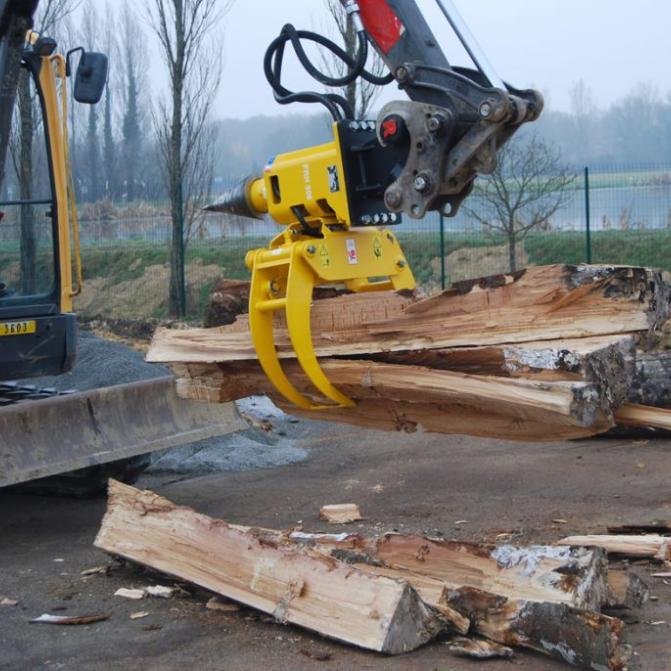 RABAUD FRH 810 | Kegelspalter für Minibagger 8,0 – 12,0 to. – Bild 4