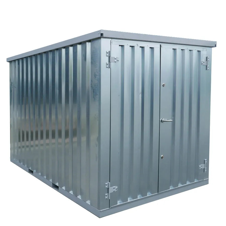 Lagercontainer 3×2 Meter Galvanisiert Doppeltüren Kurze Seite – Bild 2
