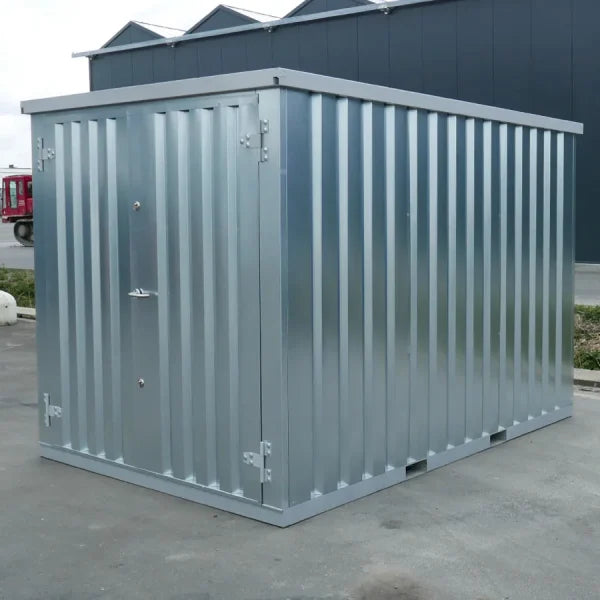 Lagercontainer 3×2 Meter Galvanisiert Doppeltüren Kurze Seite – Bild 4