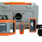 NEDO SIRIUS 1 HV (MAXX) im Set mit Kurbelstativ und Flexilatte – Rotationslaser horizontal vertikal
