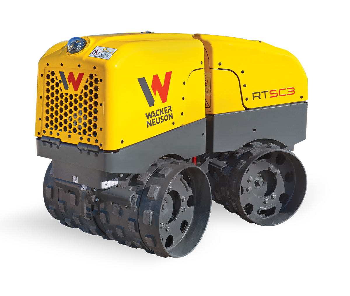 WACKER NEUSON RTLx-SC3 – Grabenwalze mit Fernsteuerung und Knicklenkung