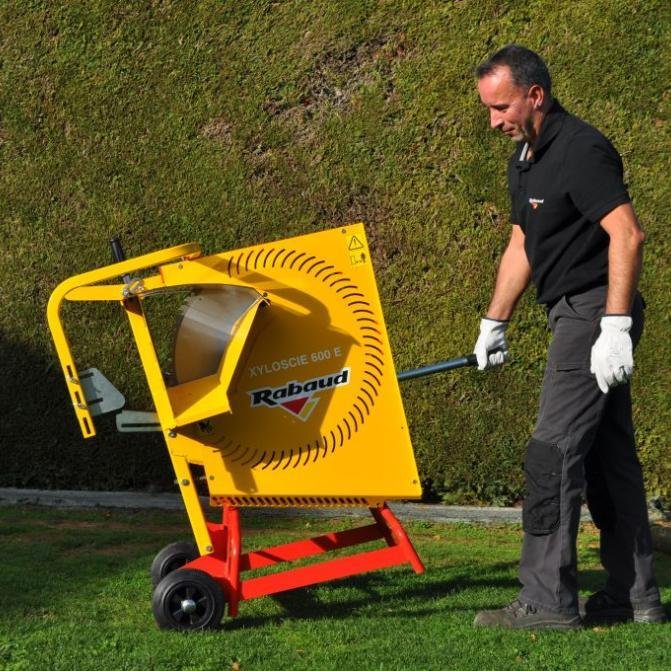 RABAUD XYLOSCIE 600 EM | elektrische Kreissäge mit Wippe – Bild 2