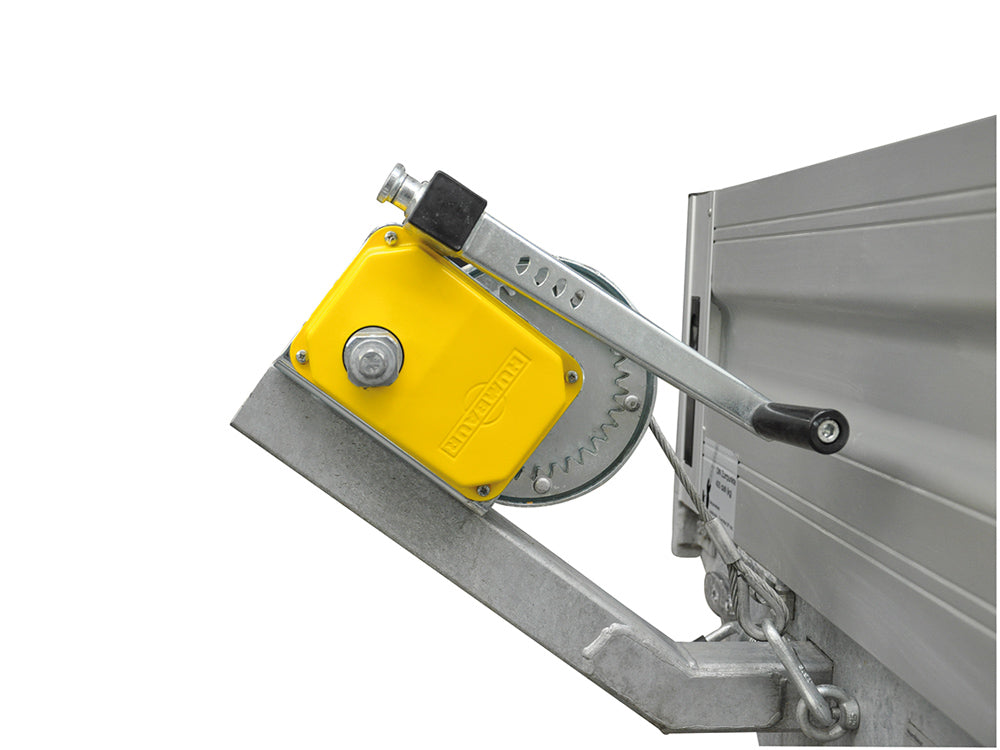 Humbaur Universal 3000 Seilwinde und Auffahrbohlen – Bild 5