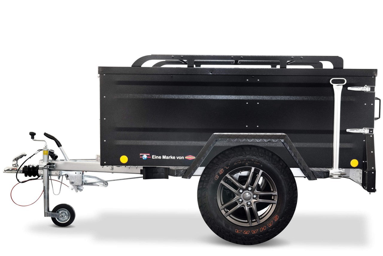 Offroad und Dachzelt Anhänger 1000kg schwarz KT-EB2 – Bild 3