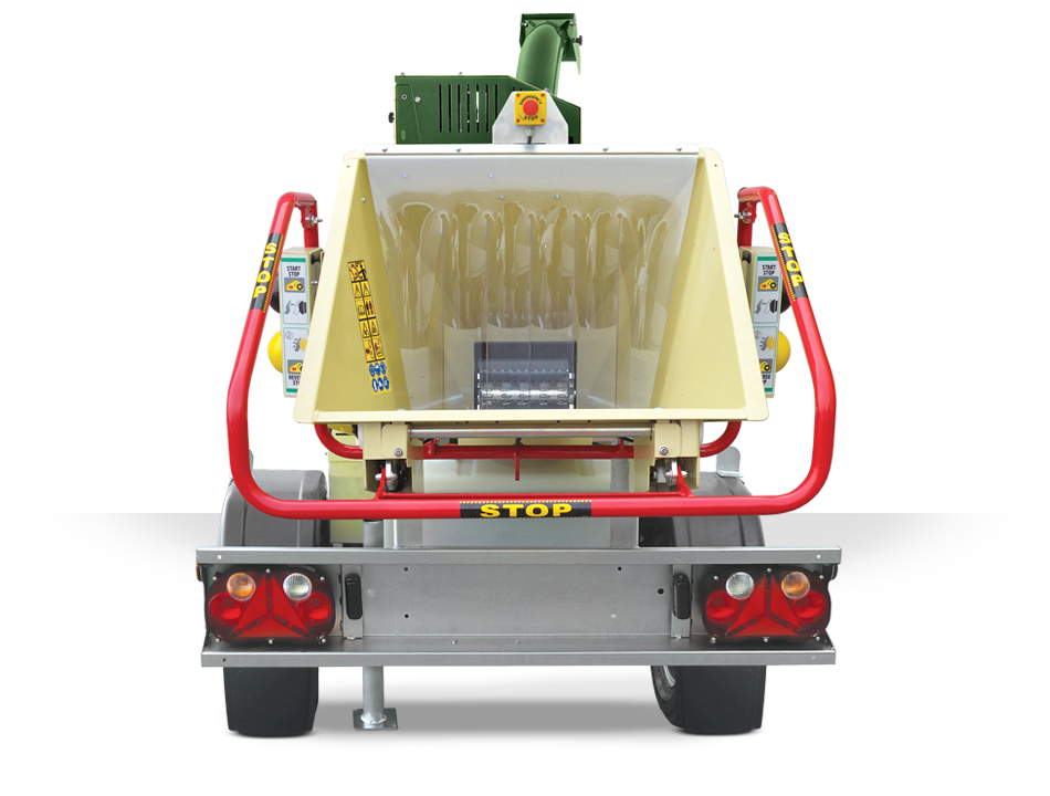 NEGRI Biohäcksler R240-Benzin- oder Diesel-Häcksler mit Straßenfahrwerk – Bild 3
