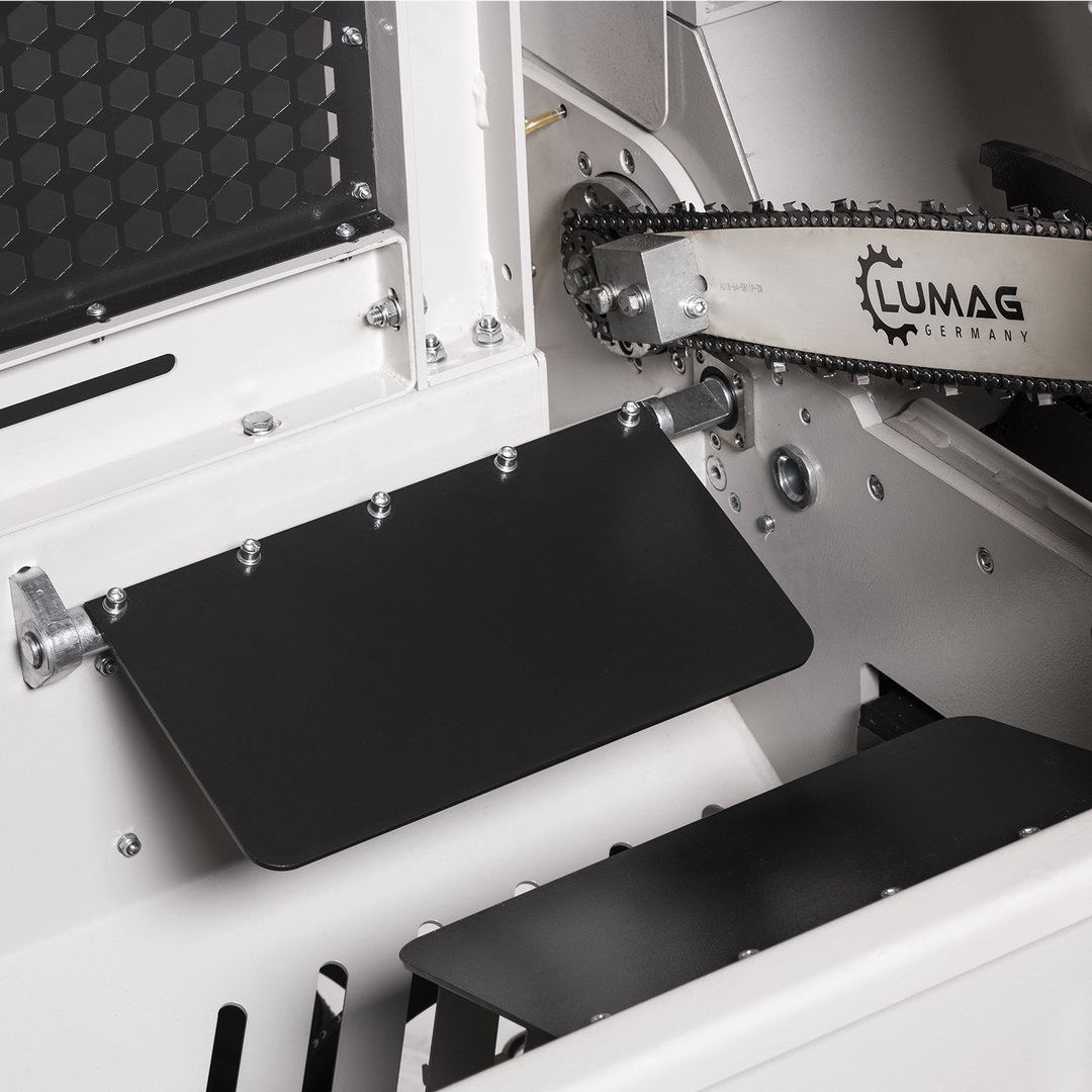 LUMAG SSA-400Z-HPRO/S | Zapfwellen-Sägespaltmaschine mit Fördenband & Zuführförderband – Bild 3
